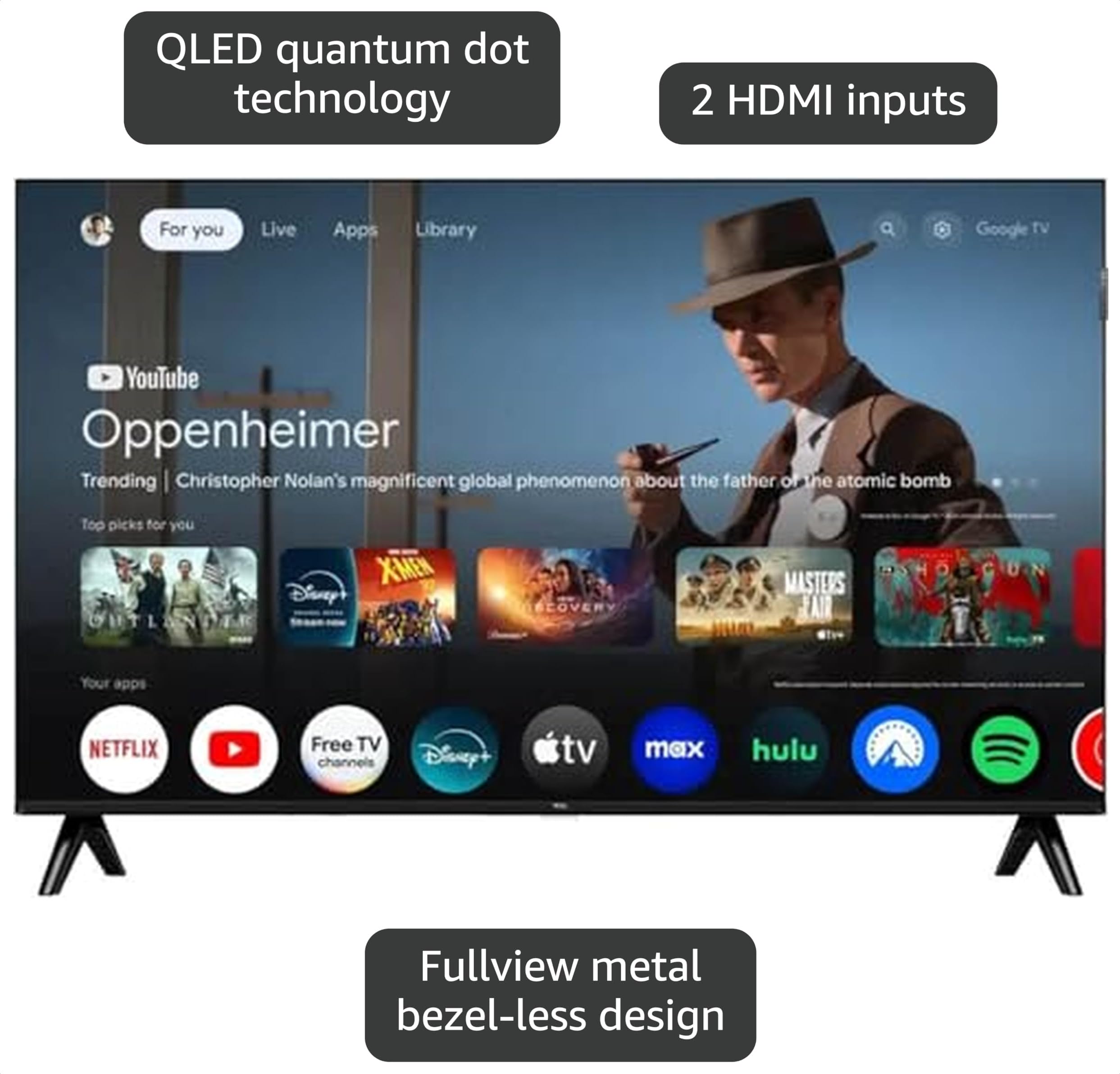 Amazon.com: TCL 40Q3K 40 inch Class Q3K Series 1080P FHD QLED